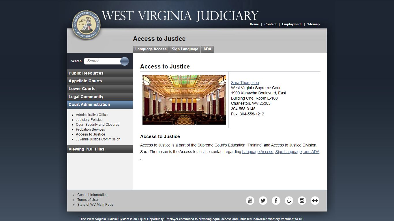 Access to Justice Division - West Virginia Judiciary - courtswv.gov